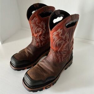 CODY JAMES MEN'S 11" DECIMATOR WESTERN WORK BOOTS - NANO COMPOSITE TOE SIZE 12